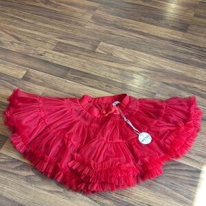 Vibrant Red Tulle Skirt by Mimi Tutu